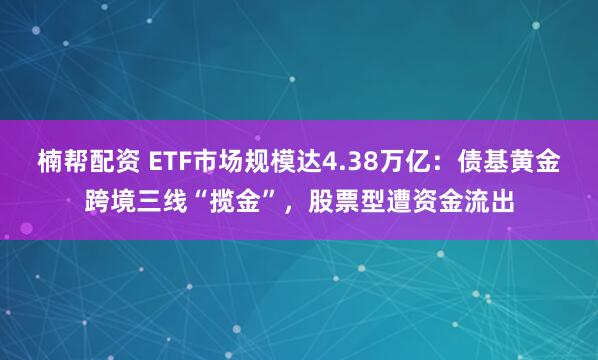 楠帮配资 ETF市场规模达4.38万亿：债基黄金跨境三线“揽金”，股票型遭资金流出